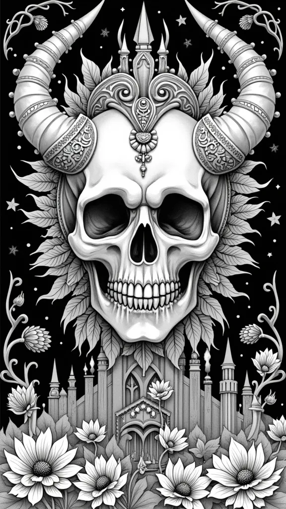 goth coloring pages for adults